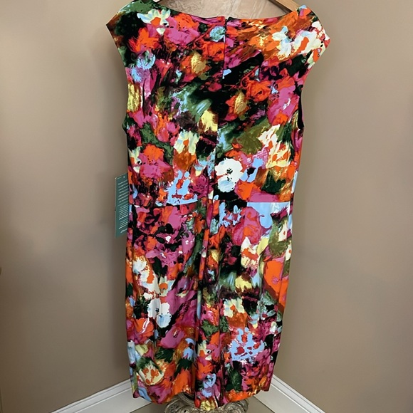 Jones Wear Multicolored Floral Sleeveless Cowl Neck
Mini Dress Women's Size 14 - Picture 9 of 13